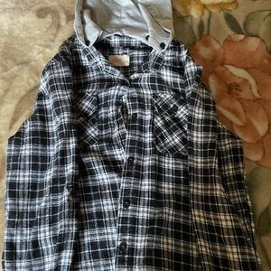 Black plaid Flannel